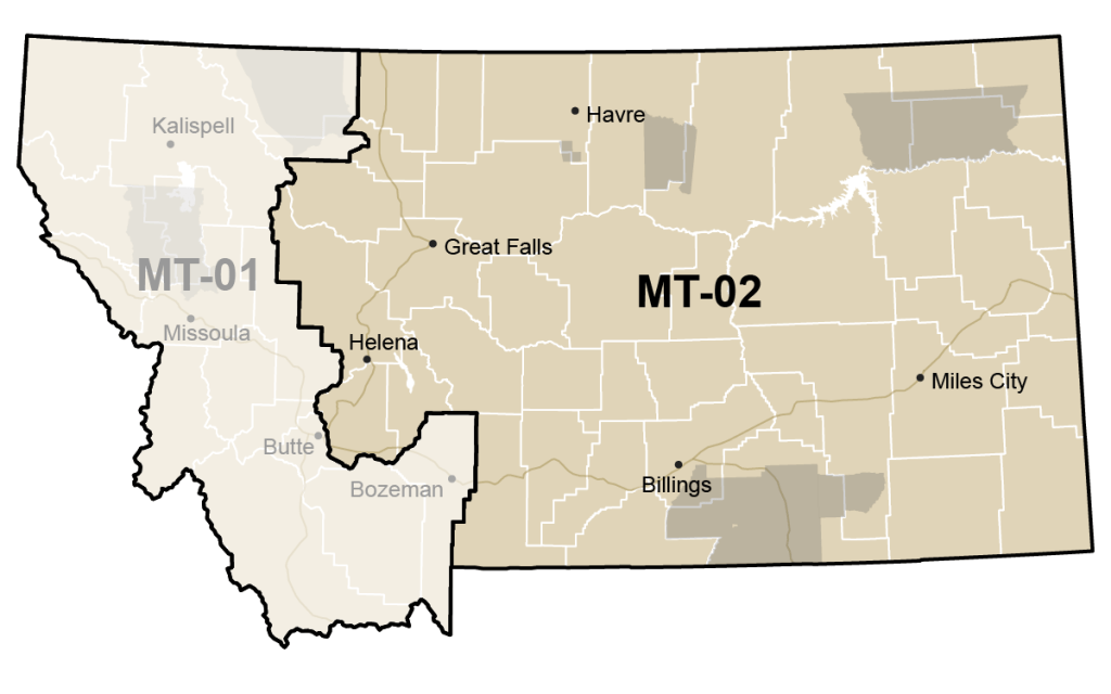 Montana's eastern U.S. House district