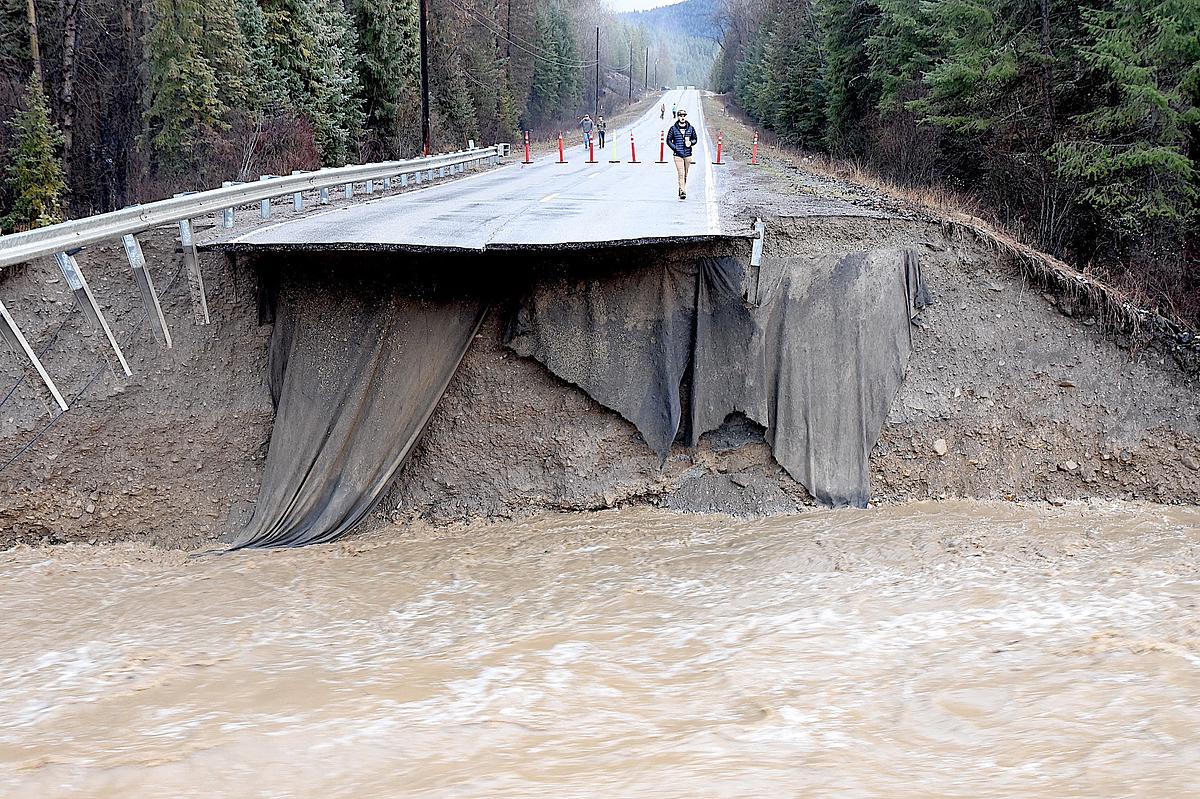 After heavy rains flood Libby and wash out bridges and roads, more moisture is on the way